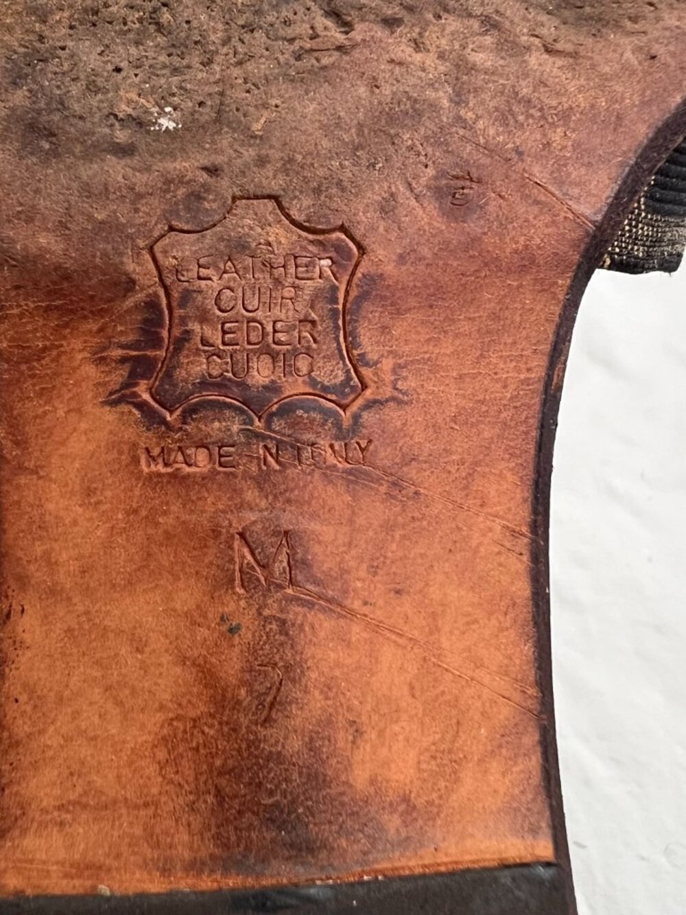 Vintage Fendi sandals kitten heel 7 brown leather fruit beaded zucca jacquard - Picture 12 of 12